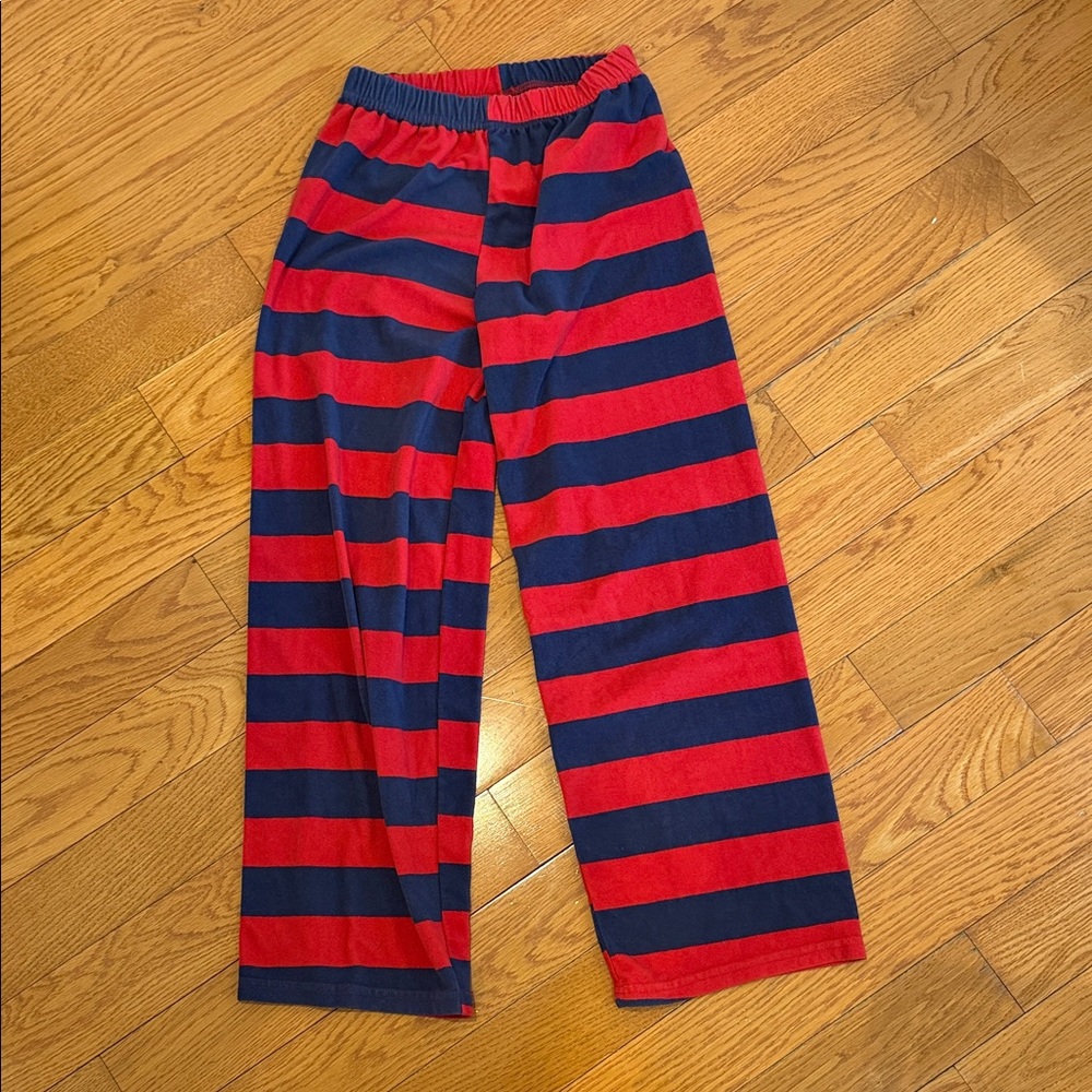 OshKosh B'gosh Red and Blue Striped Pajama Bottoms